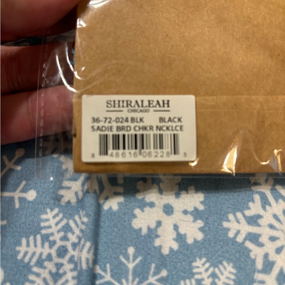 NEW Shiraleah Anthropologie black Sadie braided chocker necklace NWT - Picture 5 of 5